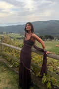 Vestido Loren Marrón