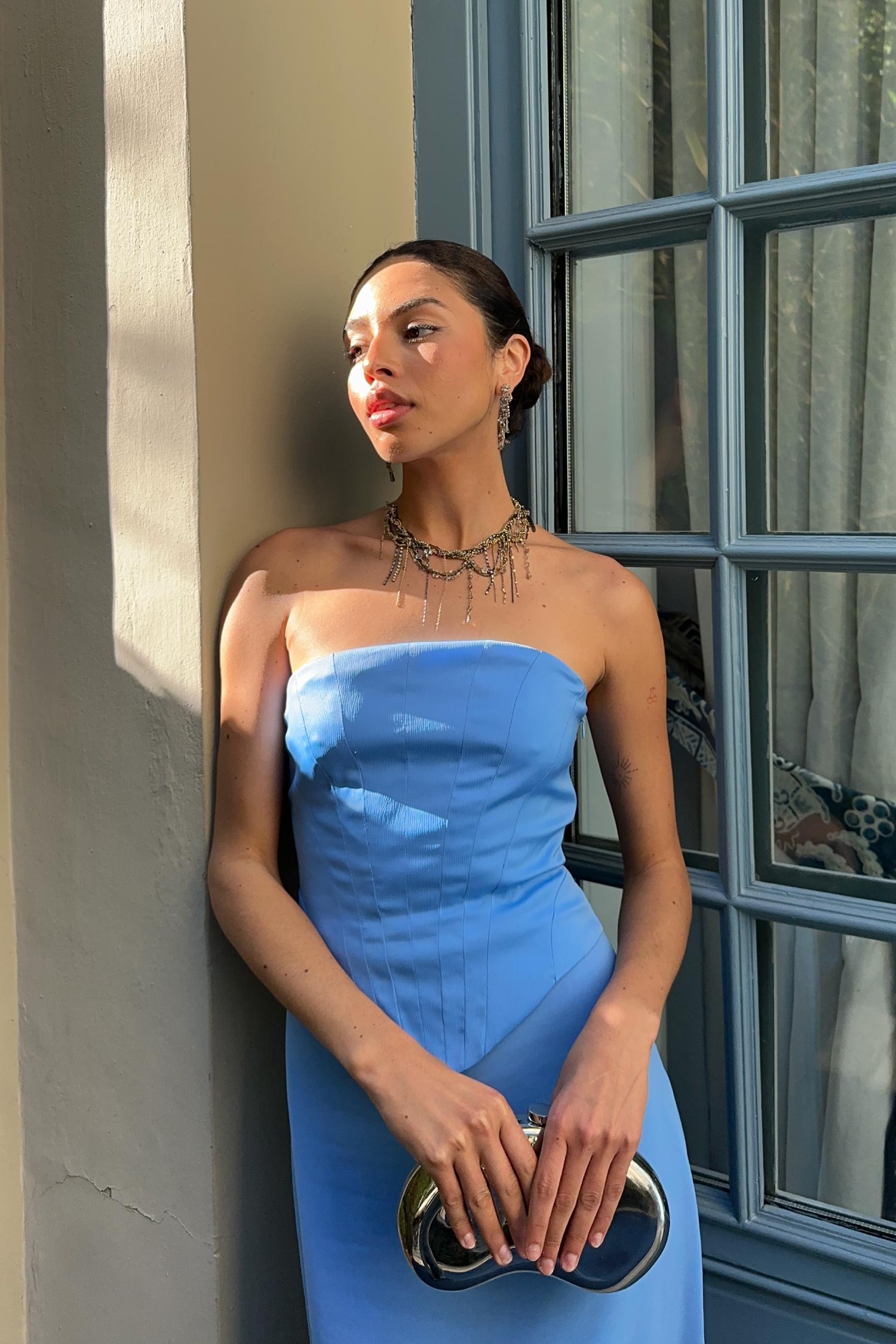 Vestido Bruma Azul Rey