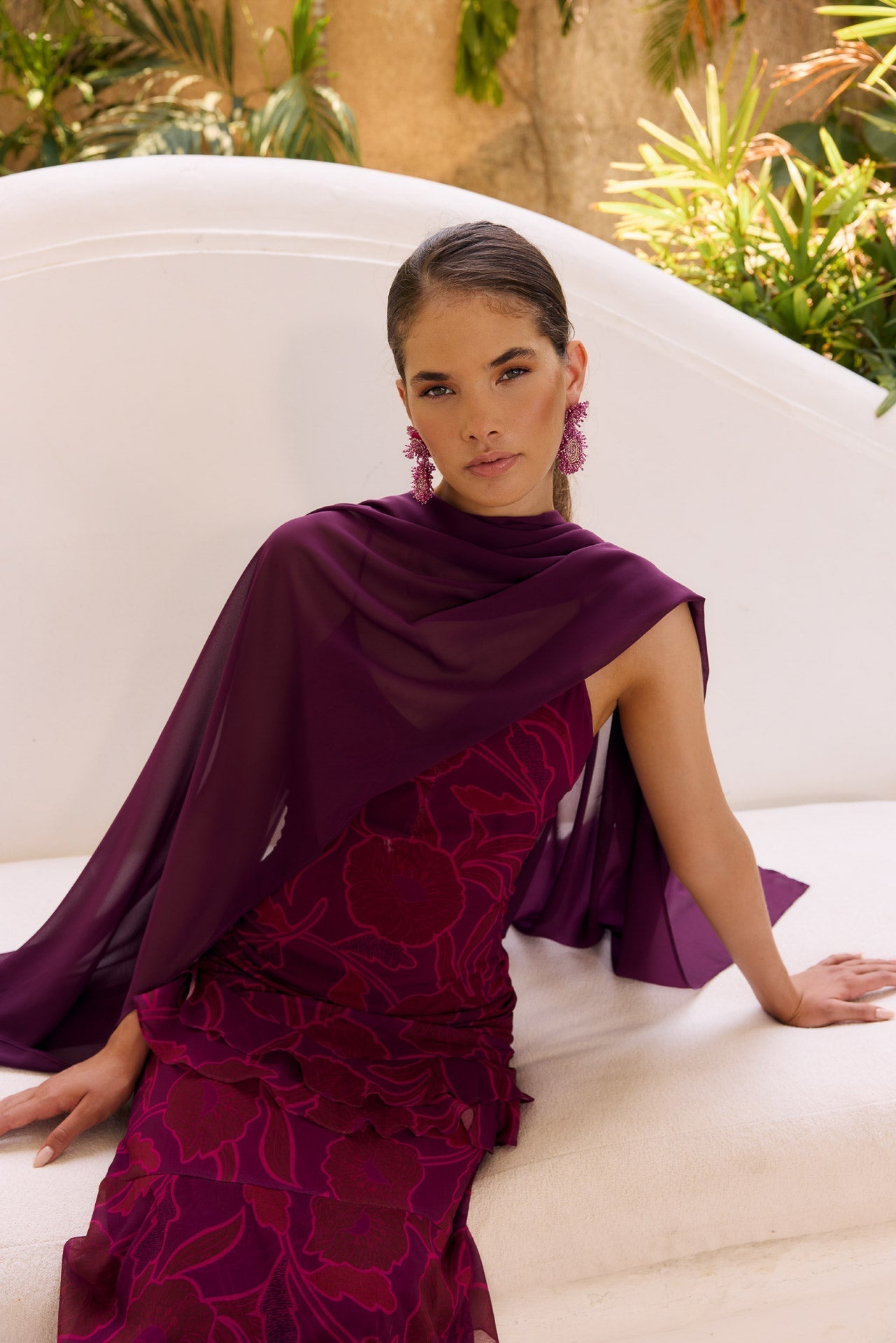 Vestido Salissa Fucsia